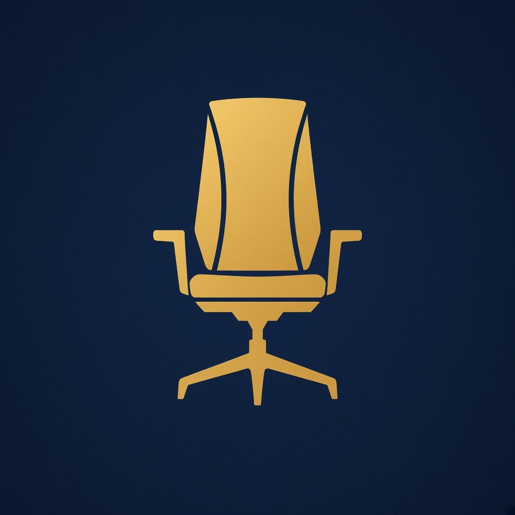 Principal Seat app icon: a gold executive chair on navy